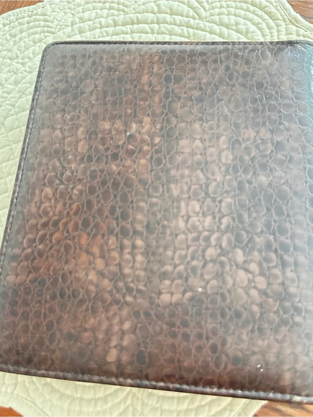 Vintage faux leather photo album for 4x6 photos